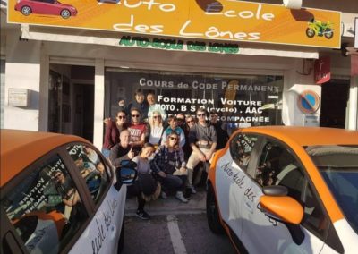 Auto-école des Lônes à Six-Fours - les élèves ont tous le sourire